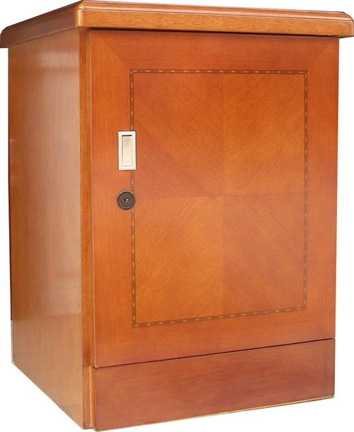 虎牌保险柜d560型红棕花纹隐蔽床头柜式外观保管柜电子密码锁(限广东